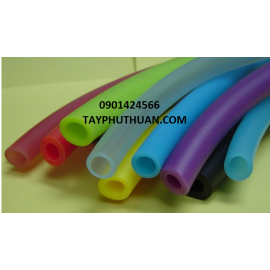 Ống silicone màu 